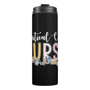 Critical Care Nurse Gift Idea Thermal Tumbler