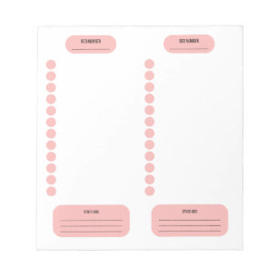 Critical Care Nurse Shift Planner (2 Patients) Notepad
