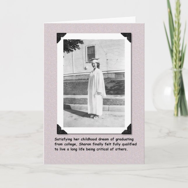 Critical Graduation - FUNNY Card (Front)