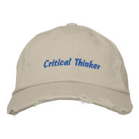 Critical Thinker Distressed Cap