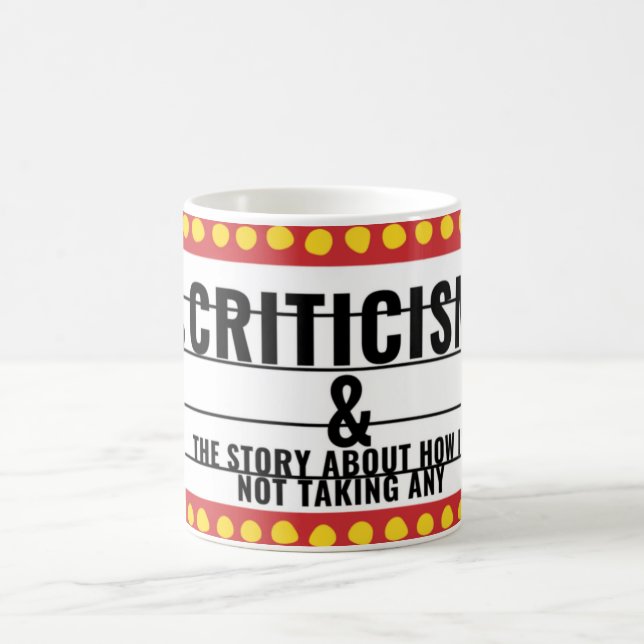 Criticism the Movie Coffee Mug (Center)