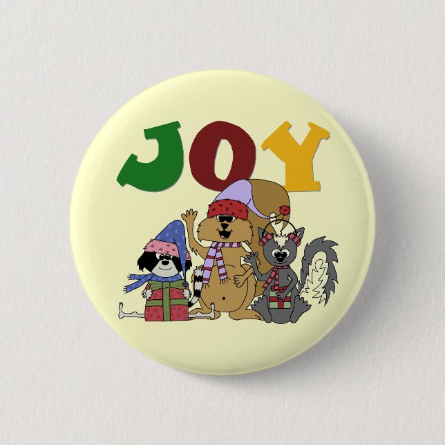 Critter Joy Tshirts and Gifts 6 Cm Round Badge (Front)