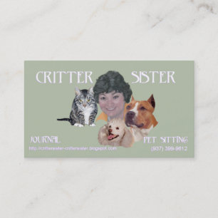 Critter Sister Business Card