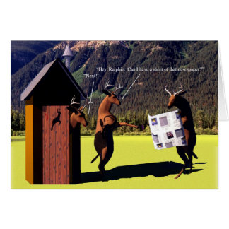 Critters - Deer, Dear John - Outhouse