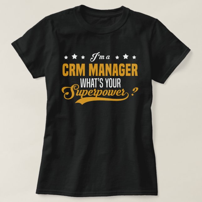 CRM Manager T-Shirt (Design Front)