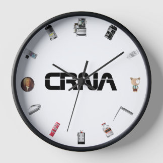 CRNA Anaesthesia Clock
