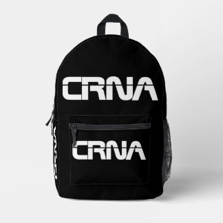 CRNA Anaesthesia Design Printed Backpack