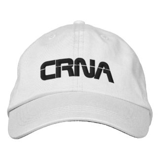 CRNA Anesthesia Embroidered Hat