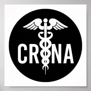 CRNA Certified Registered Nurse Anaesthetist Gift Poster