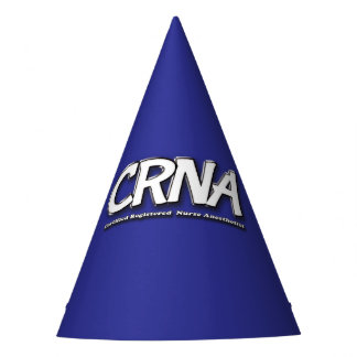 CRNA - Certified Registered Nurse Anaesthetist Party Hat