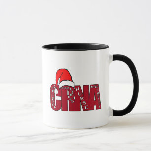 CRNA Certified Registered Nurse Anaesthetist SANTA Mug