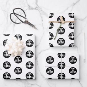 CRNA Certified Registered Nurse Anesthetist Gift Wrapping Paper Sheet