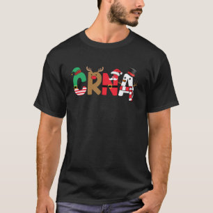 CRNA Christmas Shirt Nurse Anaesthetist Xmas Party