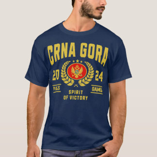 Crna Gora 2024 Sports Lover T-Shirt