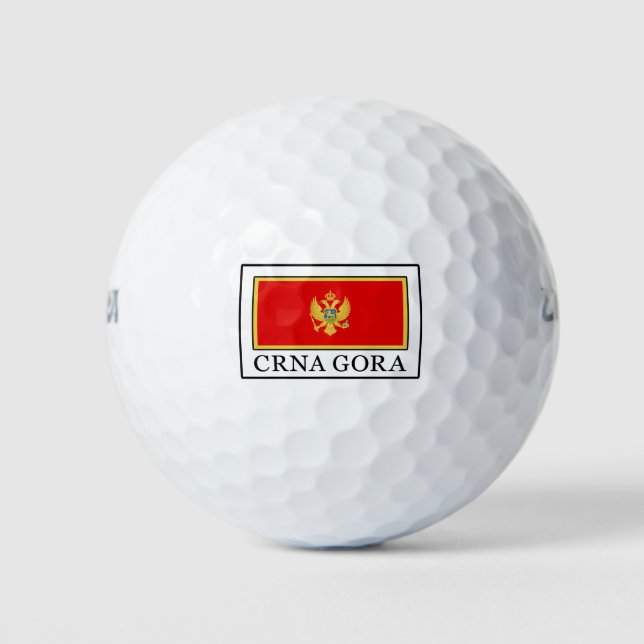 Crna Gora Golf Balls (Front)