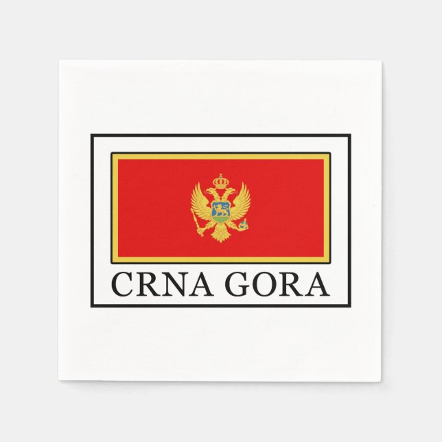 Crna Gora Napkin (Front)