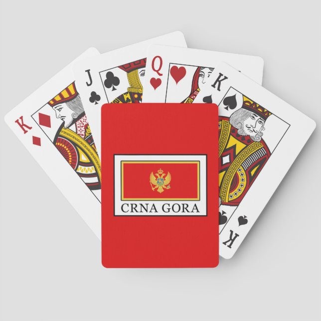 Crna Gora Playing Cards (Back)