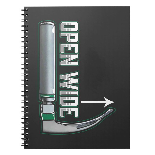 CRNA laryngoscope Anaesthesiologist Intubation Notebook (Front)