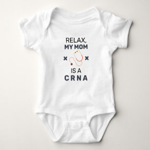 CRNA Mom Nurse Anesthetist Baby Bodysuit