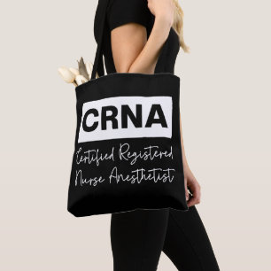 CRNA Nurse Anaesthetist Anaesthesiologist Tote Bag
