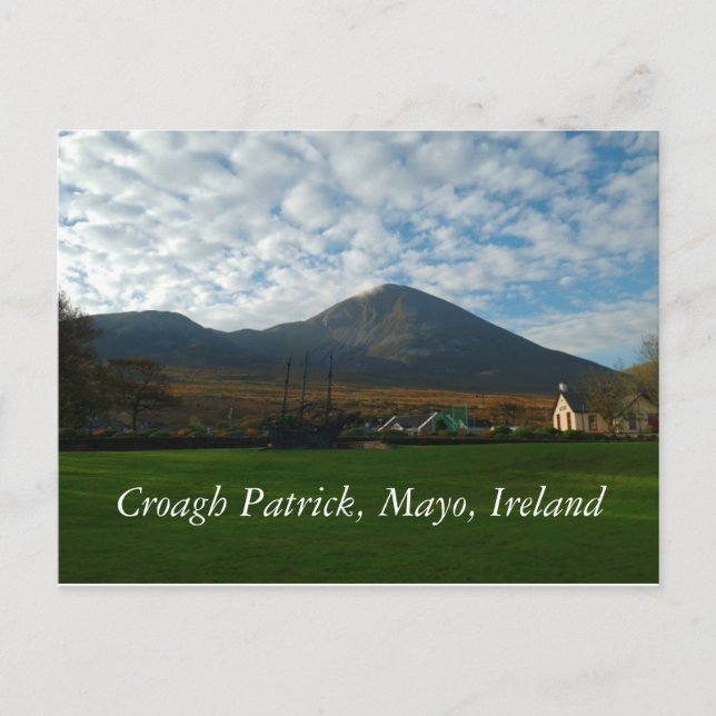 Croagh Patrick, Mayo Ireland Postcard (Front)