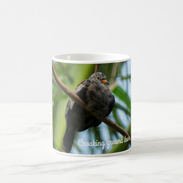 Croaking ground dove coffee mug (Center)