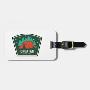 Croatan National Forest Camping Luggage Tag