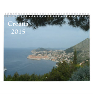 Croatia 2015 calendar