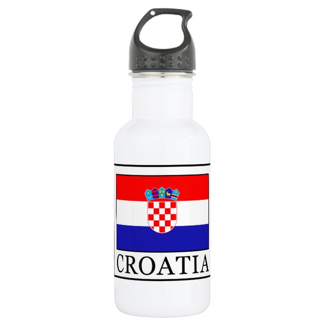 Croatia 532 Ml Water Bottle (Front)