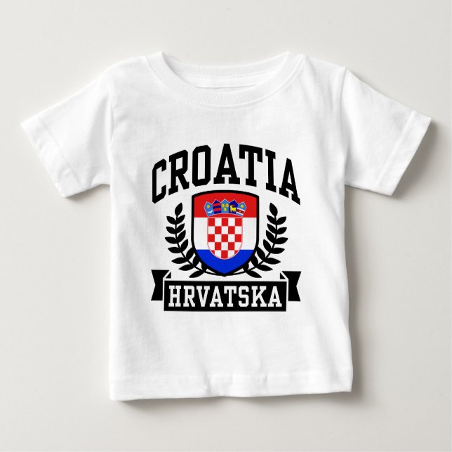 Croatia Baby T-Shirt (Front)