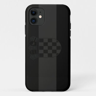 Croatia Blackout/Stealth Flag iPhone 11 Case