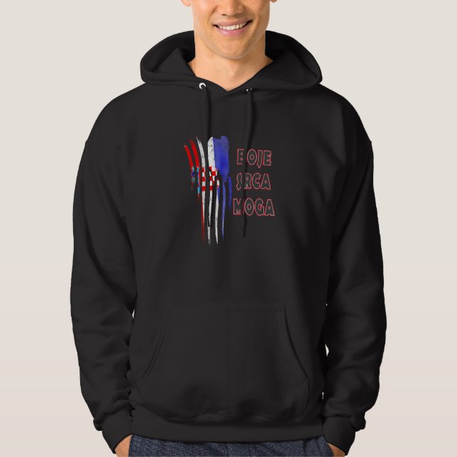 Croatia Boje Srca Hoodie (Front)