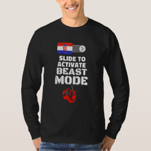 Croatia Boxing Gloves Fighting Men Women Kids T-Shirt
