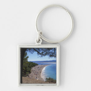 Croatia, Brac Island, Bol, Golden Cape Beach Key Ring