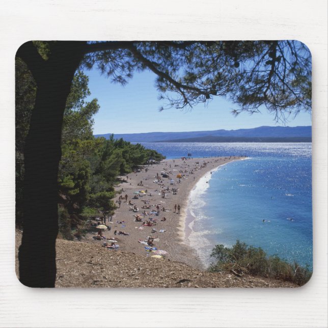Croatia, Brac Island, Bol, Golden Cape Beach Mouse Pad (Front)