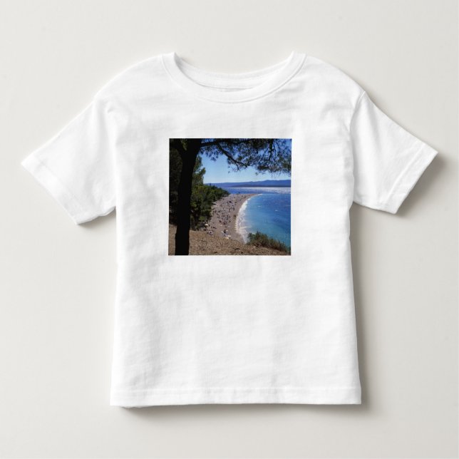 Croatia, Brac Island, Bol, Golden Cape Beach Toddler T-Shirt (Front)