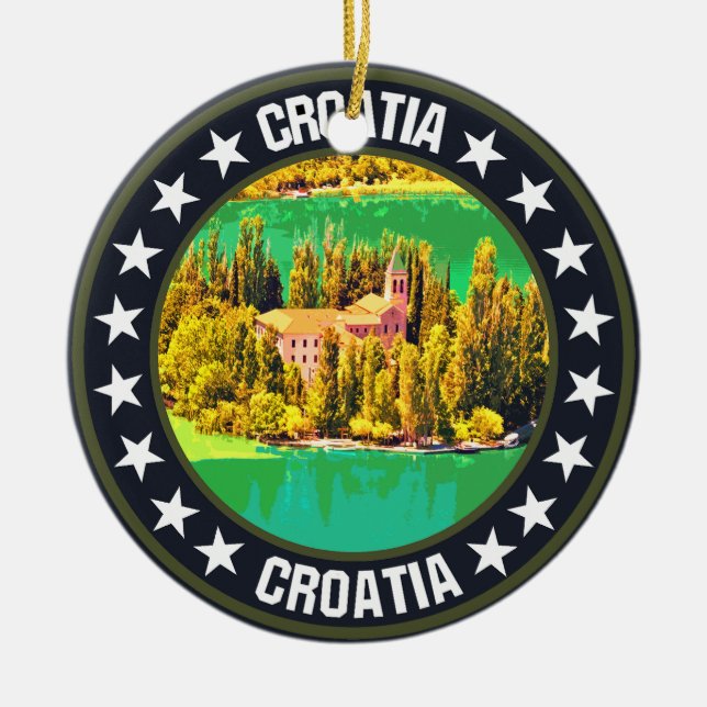 Croatia                                            ceramic ornament (Front)