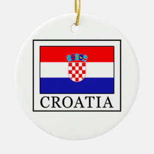 Croatia Ceramic Ornament
