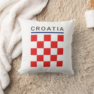 Croatia Checkerboard Cushion