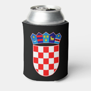 Croatia coat of arms can cooler