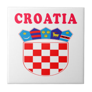 Croatia Coat Of Arms Designs Ceramic Tile