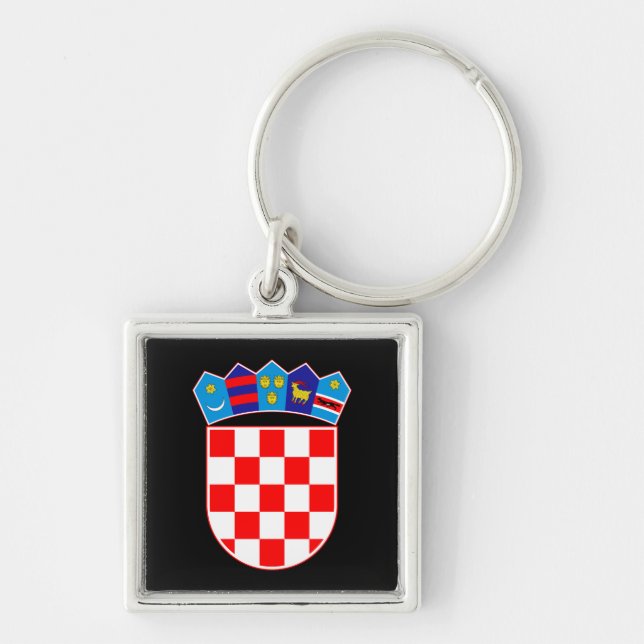 Croatia coat of arms key ring (Front)