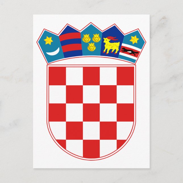 Croatia Coat of Arms Postcard (Front)