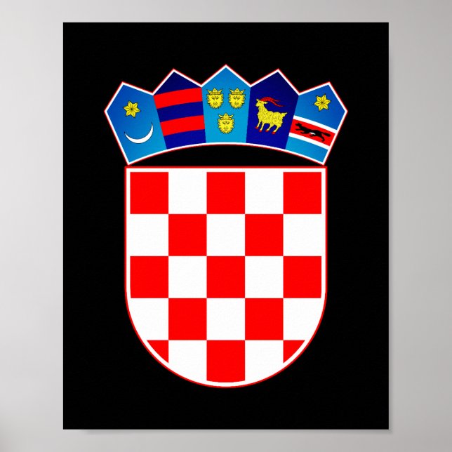 Croatia coat of arms poster (Front)