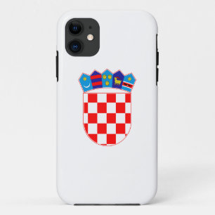 Croatia country coat arms symbol emblem flag iPhone 11 case