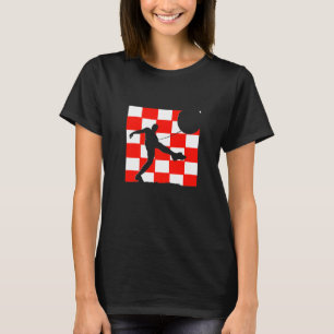 Croatia Croatia Flag Croatian Soccer Player Croati T-Shirt