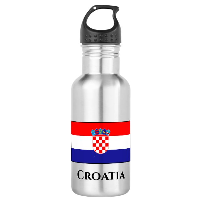 Croatia (Croatian) Flag 532 Ml Water Bottle (Front)