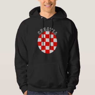 Croatia Croatian Flag Croatian Roots Hrvatska Croa Hoodie