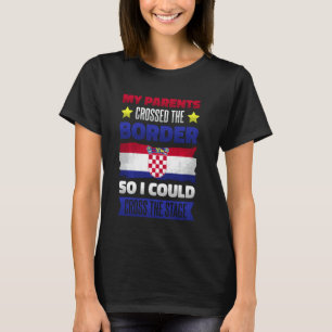 Croatia Croatian Roots Croatian Heritage Proud Cro T-Shirt