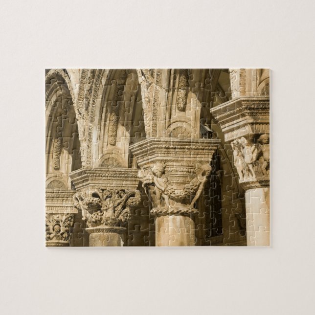 Croatia, Dalmatia, Dubrovnik. Stone arches and Jigsaw Puzzle (Horizontal)